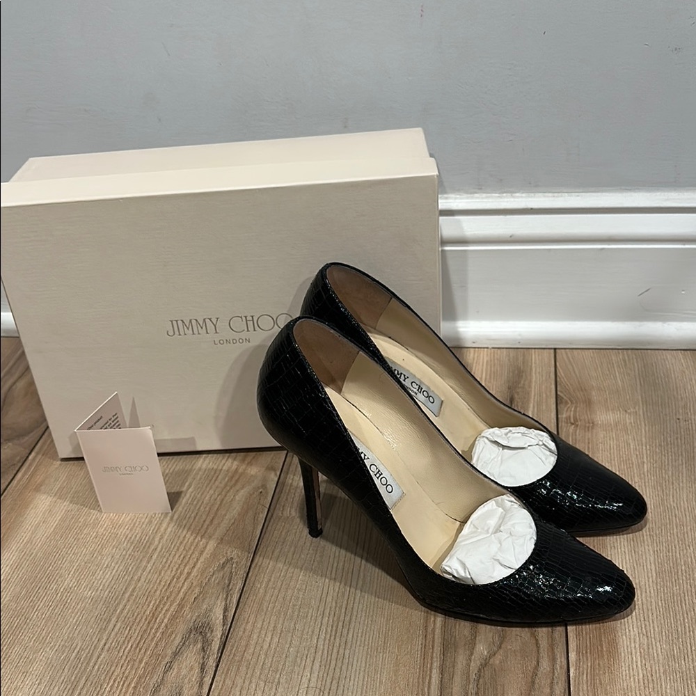 Jimmy Choo Black Heels Timeless Sophistication